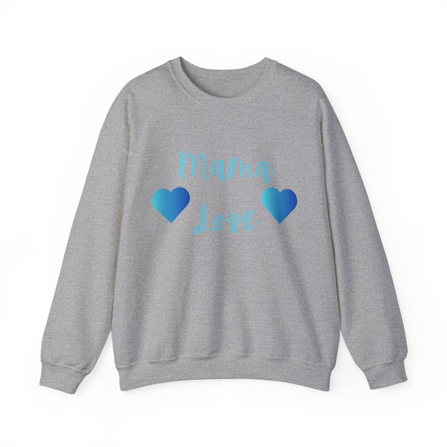 Mama Love Sweatshirt Blue