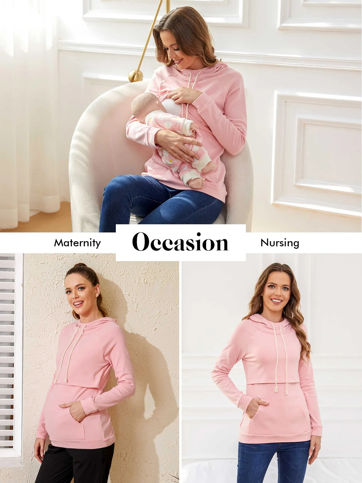 Nursing/Pumping Sweatshirt - Multiple color options